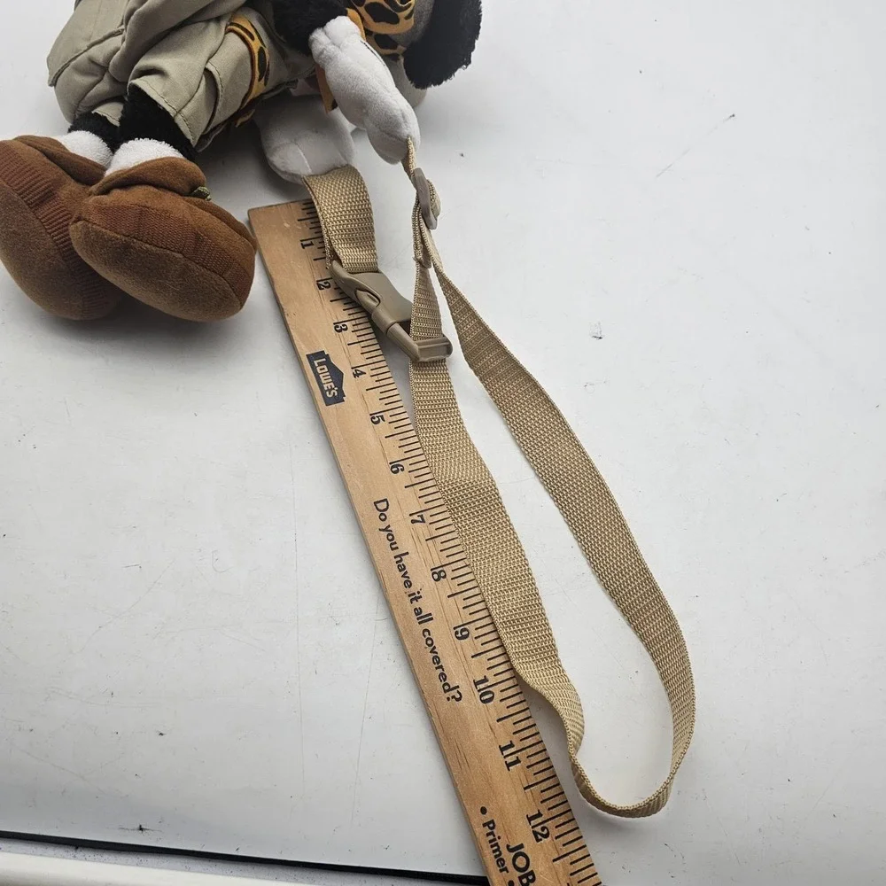 Disney Minnie Mouse Safari Waist Pack Khaki Tan Fanny Pack Belt Bag Plush Kids